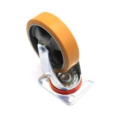 KOTAČ PU/ALU 125/35 S VILICOM OKRETNI MAX. 220kg TELLURE ROTA