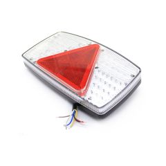 LAMPA STOP KAMION LED 250X138mm POZICIJA,STOP,ŽMIGAVAC,RIKV.,MAG.,BOČNI ŽMIG. TROKUT 12/24V LIJEVA