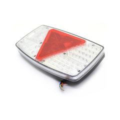 LAMPA STOP KAMION LED 250X138mm POZICIJA,STOP,ŽMIGAVAC,RIKVERC,MAG.,BOČNI ŽMIG. TROKUT 12/24V DESNA