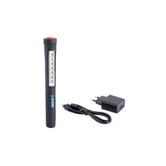 SVJETILJKA RADIONIČKA LED SPRIJEDA 7 KOM X1,5W+NA VRHU 1X 1W USB  PUNJENJE S PUNJAČEM 2091A UNIOR