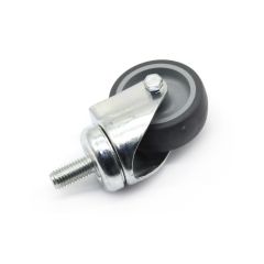 KOTAČ SIVI/PP  80/24 S VILICOM OKRETNI VIJAK M12X25 MAX. 70kg TELLURE ROTA