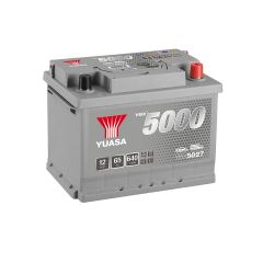 AKUMULATOR  65 Ah D+ YUASA 5000 YBX 5027, IZLAZNA STRUJA EN1 640A, EN2 750A, JAMSTVO 40 MJESECI