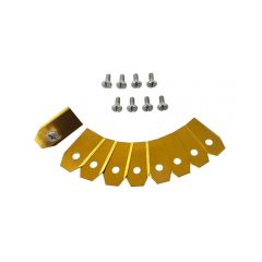 NOŽEVI ZA AUTOMOWER HUSQVARNA 9/1 GARNITURA ŽUTI 35X18mm