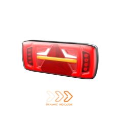 LAMPA STOP KAMION LED 316X130mm POZICIJA,STOP,DINAM. INDIK. RIKV. MAG. TROKUT NEON DYN.12/24V LIJEVA