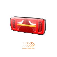 LAMPA STOP KAMION LED 316X130mm POZICIJA,STOP,DINAM. INDIK. RIKV. MAG. TROKUT NEON DYN.12/24V DESNA