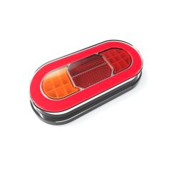 LAMPA STOP KAMION LED 202X95mm 3-FUNKCIJE POZICIJA, STOP, ŽMIGAVAC OVALNA 12/24V UNIV. LIJEVA/DESNA