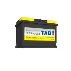 AKUMULATOR STOP&GO 70Ah D+TOPLA TAB EFB ŽUTI IZLAZNA STRUJA EN 760A JAMSTVO 24 MJESECA 10g