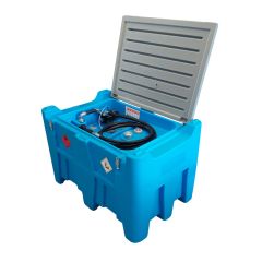 SPREMNIK ZA DIESEL GORIVO 440 lit S PUMPOM 12V 4m CRIJEVA PIŠTOLJ POKLOPAC 45lit/min 785X1200X800