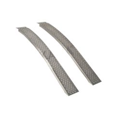 RAMPA UTOVARNA ZA TRAKTORSKE KOSILICE ALUMINIJSKA MAX.400kg/par 150X20 ZAKRIVLJENA NON-SLIP 7,5kg