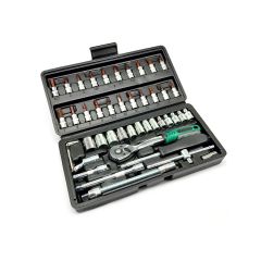 KLJUČEVI NASADNI GARNITURA 1/4" 4-14MM,PH1,2,3 PZ1,2,3 HEX3,4,5,6,7,8 T10,15,20,25,30,40 SL4,5.5,7  