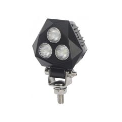 LAMPA RADNA TROKUT LED 9W (3X3W), 12/24V, 911 LUM., VODOOTPORNO ALUMINIJSKO KUĆIŠTE IP67, 67X57X40mm