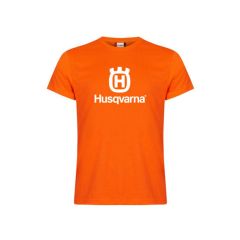 MAJICA HUSQVARNA VELIKI LOGO FRONT NARANČASTA VEL. S