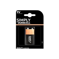 BATERIJSKI ULOŽAK 9V 1/1 DURACELL SIMPLY ALKALNA