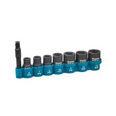 SET UDARNIH NASADNIH KLJUČEVA 1/4" 8-DIJELNI S ADAPTEROM E-12289 PA25 MAKITA