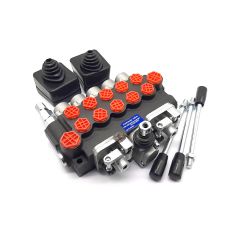 RAZVODNIK HIDRAULIKE 3 RUČICE (SEKCIJA 1+2, 4+5) JOYSTICK, PROTOK 40 l/min,1/2" - 3/8", 5xDVOSMJERAN