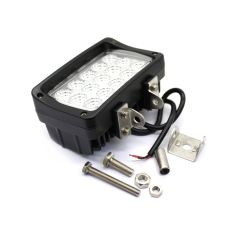 LAMPA RADNA PRAVOKUTNA LED 26W (15XLED), 12/24V, 1720 LUMENA, 6000-6500K, VODOOTPORNO ALUMINIJSKO