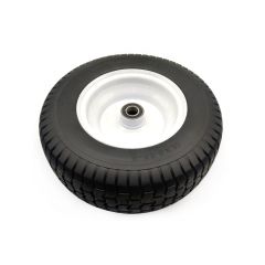 KOTAČ 16X6.5-8 (405X125) MAX.130kg FI.25mm (6205 2RS) L-80mm PUNA GUMA METALNA 
