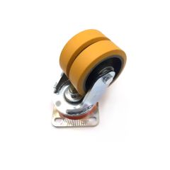 KOTAČ PU/ČELIK 125/38+38 OKRETNI EEG MHD 900kg 648063 TELLURE ROTA