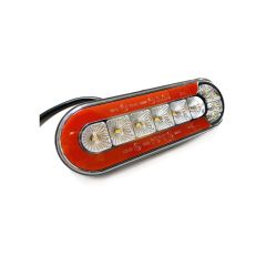 LAMPA STOP KAMION LED 165X58mm POZICIJA, STOP, ŽMIGAVAC, RIKVERC OVALNA 12/24V UNIV. LIJEVA/DESNA