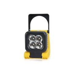 LAMPA RADNA KVADRATNA 4xLED 12W BATERIJA 3,7V 4000mAH, MAGNETNA/DRŽIVA U RUCI,  12/24 V