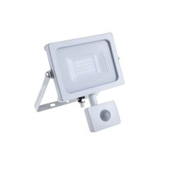 REFLEKTOR LED IP65 SA PIR SENZOROM 20W 4000K 1600L SAMSUNG ČIP 5 GODINA GARANCIJE BIJELO KUĆ. V-TAC