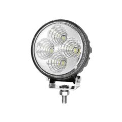 LAMPA RADNA OKRUGLA LED 12W (4X3W), 9-32V, 960 LUMENA, 6000K, VODOOTPORNO ALU KUĆIŠTE IP68, FI-80mm