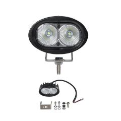 LAMPA RADNA ELIPSA LED 20W (2X10W) VISOKI INTEZITET CREE LED, 9-32V,1800 lm, IP68 ALU, 102mm