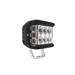 LAMPA RADNA KVADRATNA LED 48W PREDNJE (6X5W) + BOČNA SVJETLA (6X3W), 9/32V, 4500 LUMENA, 6000K, ALUM