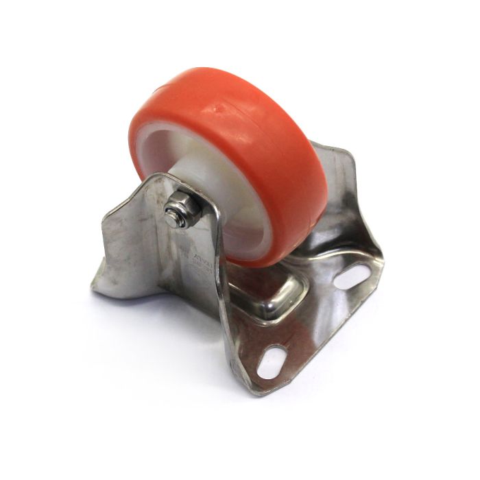 KOTAČ INOX VILICA PU/PA 100/30 MAX. 170kg TELLURE ROTA