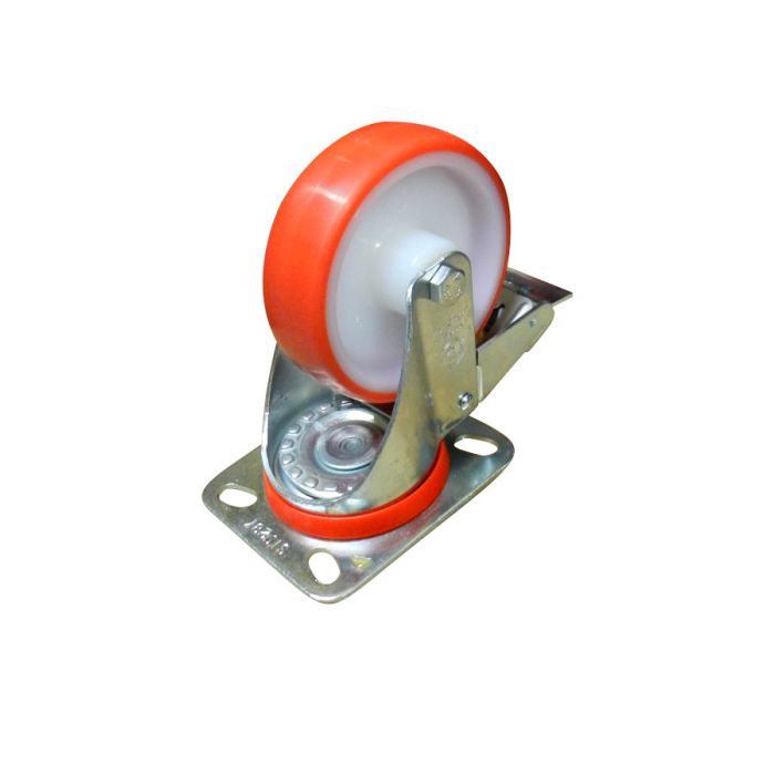 KOTAČ PU/PA 100/30 S VILICOM OKRETNI KOČNICA MAX. 170kg TELLURE ROTA
