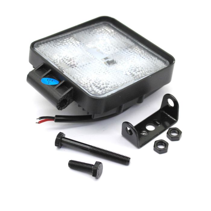 LAMPA RADNA KVADRATNA LED 15W (5X3W), 9/32V, 950 LUMENA, 6000-6500K, VODOOTPORNO ALUMINIJSKO KUĆIŠTE