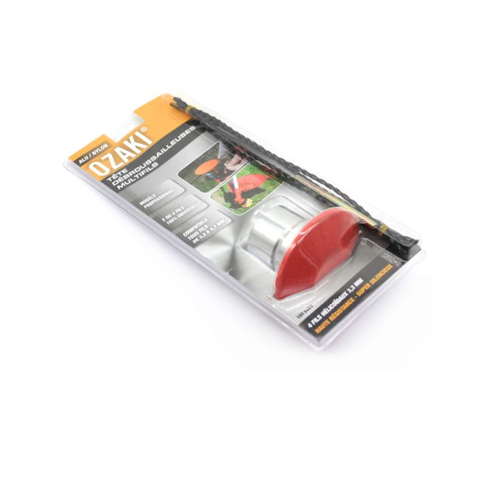 GLAVA TRIMERA  ALUMINIJSKA  ALU/POLIAMID PROFESSIONAL 4-NITI FLAKS 3,3-4,7mm  (1606824) OZAKI