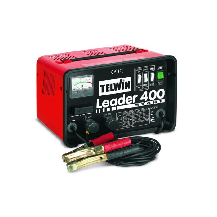 PUNJAČ AKUMULATORA 12/24V 20-700Ah BRZO I SPORO PUNJENJE LEADER 400 START TELWIN 10g