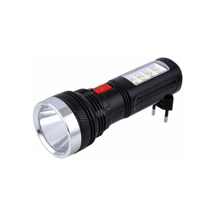 SVJETILJKA RUČNA 1+8 LED S UGRAĐENIM PRIKLJUČKOM ZA PUNJENJE 220V TIGER HEAD