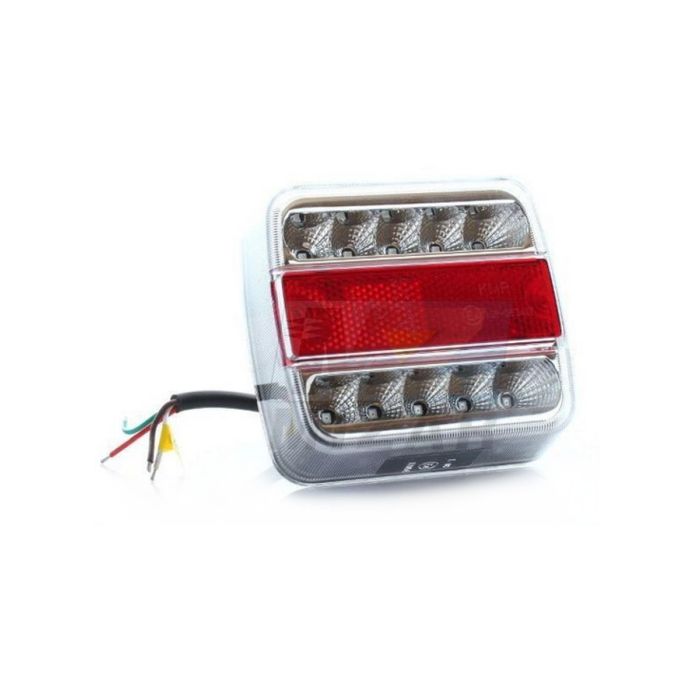 LAMPA STOP LEDx14 106X98mm 4-FUNKCIJE POZICIJA, STOP, ŽMIGAVAC, TABLICA 12V UNIVERZALNA LIJEVA/DESNA