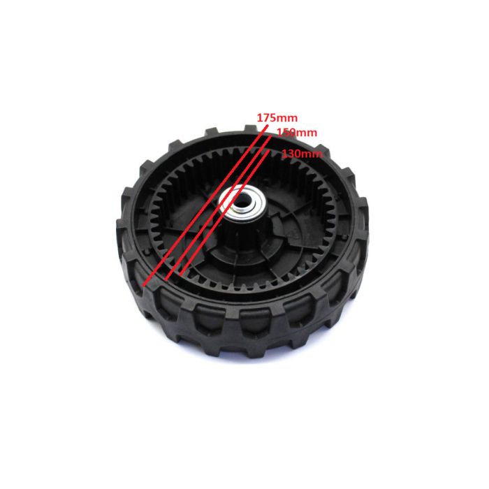 KOTAČ KOSILICE AMA RT461,522 175/50mm S LEŽAJEM FI.12/46mm 48 ZUBI