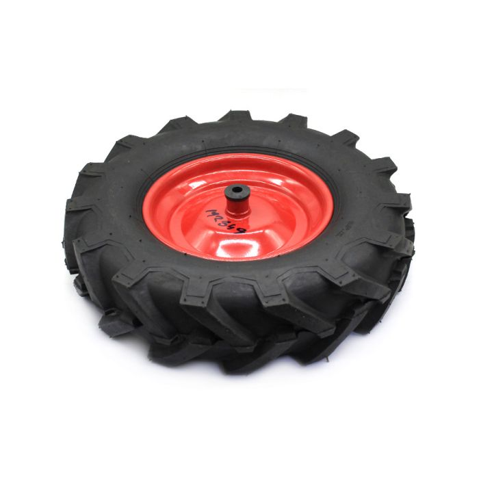 KOTAČ ZA MOTOKULTIVATOR 16X4.00-8 TR4 (400X100) MAX.250kg FI.20mm L-100mm METALNA FELGA AT