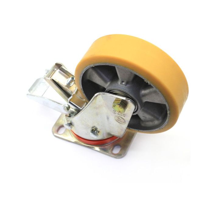 KOTAČ PU/ALU 80/25 S VILICOM OKRETNI KOČNICA MAX. 200kg TELLURE ROTA 656501ET