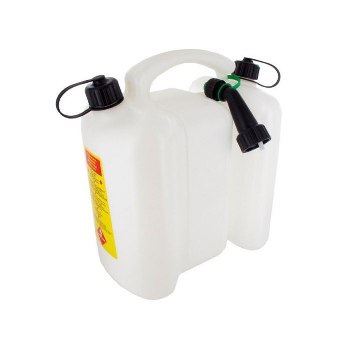 KANISTER KOMBINIRANI 6lit + 3lit ZA GORIVO + ULJE TECOMEC (JEDAN ADAPTER) BIJELI 5170901