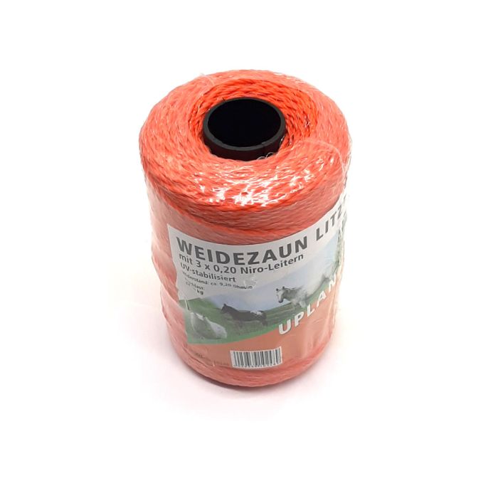 ŽICA ZA PASTIR 3X0,20mm, 9,20 Ohm/m, PREKIDNA SILA 90kg, 250m NARANČASTA ART. 10248