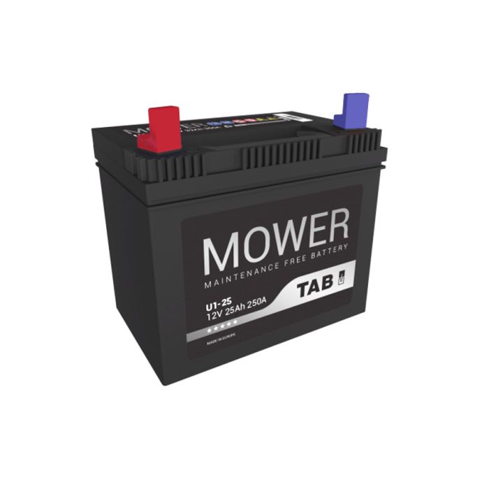 AKUMULATOR TRAKTORSKE KOSILICE 12V 25 Ah L+ U1-25 IZLAZNA STRUJA 250A 190X120X155 TAB MOWER