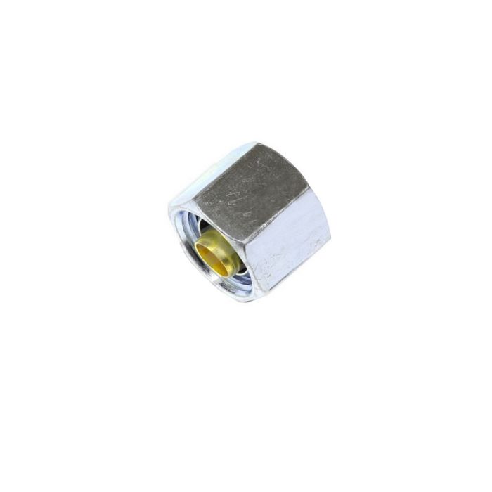 PRIKLJUČAK METALNI CRIJEVA ZRAKA 8/10 mm S MATICOM I PRSTENOM