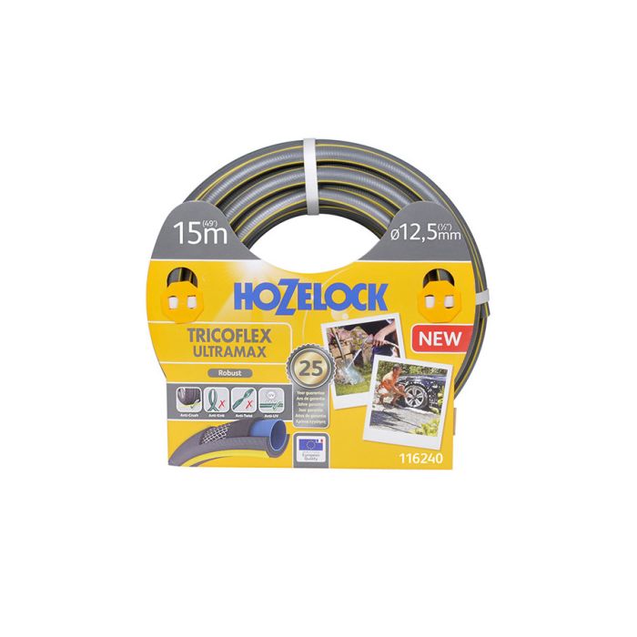 CRIJEVO ZA VODU 1/2" 15m TRICOFLEX ULTRAMAX HOZELOCK ENGLAND 3,9kg