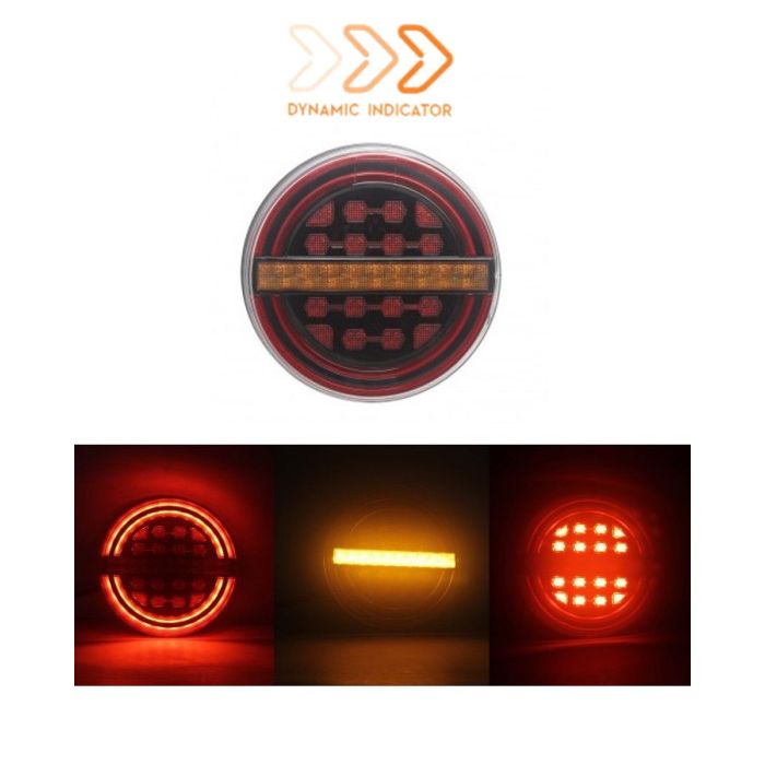 LAMPA STOP LEDx50 fi-139mm 3-FUNKCIJE POZICIJA, STOP, DINAMIČKI INDIKATOR UNIVERZALNA LIJEVA/DESNA