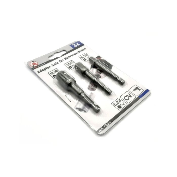 ADAPTERI 3-DIJELA 1/4" 6-KUTNI (1/4",3/8",1/2") GARNITURA BGS 