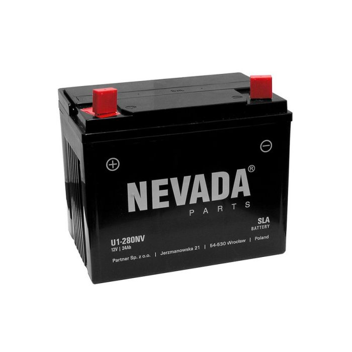 AKUMULATOR TRAKTORSKE KOSILICE 12V 24 Ah L+ AGM NEVADA 197X130X159mm HUSQVARNA 138,151 MTD