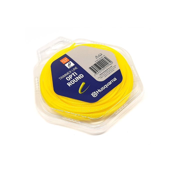 FLAKS 2,7mmX 12m KRUG OPTI ROUND YELLOW HUSQVARNA