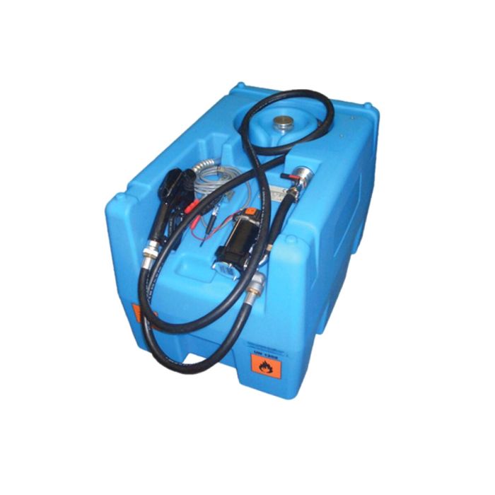 SPREMNIK ZA DIESEL GORIVO 220 lit S PUMPOM 12V 4m CRIJEVA I ALUMINIJSKIM PIŠTOLJEM 2" VENTIL