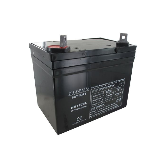 AKUMULATOR TRAKTORSKE KOSILICE 12V 24 Ah L+ GEL 100% ZATVOREN E-TECH 195X130X180mm NH1224L