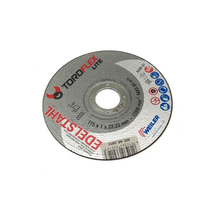 PLOČA REZNA ZA METAL 115X1,0X22,23 A60R-BF TOROFLEX LITE